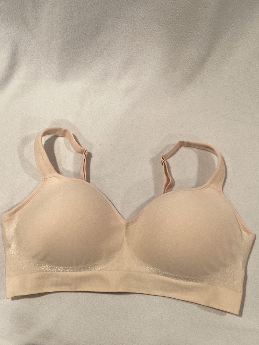 Shapermint Seamless Nude Beige Wireless Bra